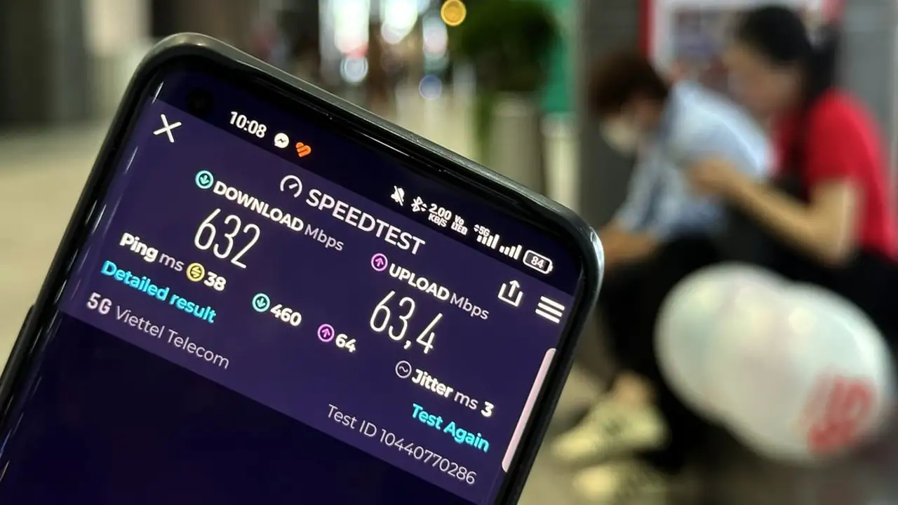 تتخطى سرعة الإنترنت عبر الهاتف المحمول في فيتنام سرعة الإنترنت عبر الهاتف المحمول في سنغافورة، أي ما يقرب من ضعف المتوسط ​​العالمي.